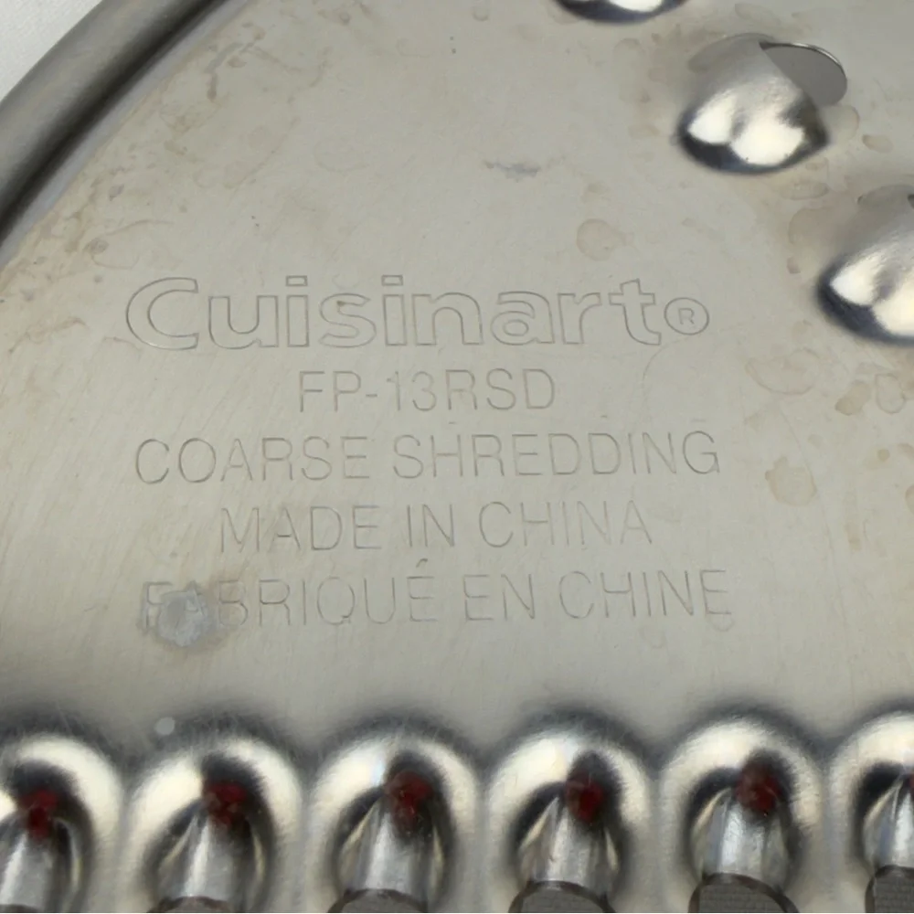 Cuisinart FP-13 Food Processor Disc Set FP-13RSD Coarse Shredding + Case